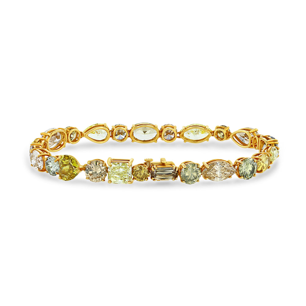 Multicolor diamond bracelet Clearance