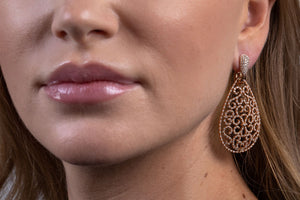 Best & Co. Filigree Teardrop Earrings