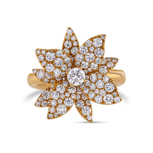 Diamond Lotus Flower Ring - Best & Co.