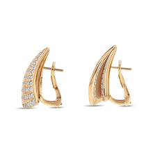 Layered Triangle Diamond Earrings