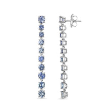 Best & Co. Blue Sapphire Dangle Earrings