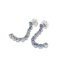 Best & Co. Blue Sapphire Dangle Earrings