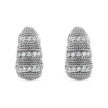 18k WG and Diamond Clip Earrings