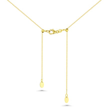 18 Stone RD/PE Diamond Centered Fringe Necklace