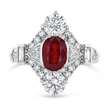 Exceptional Ruby and Diamond Ring - Best & Co.