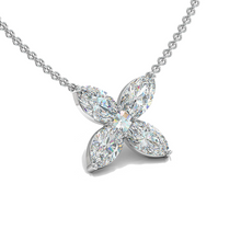 Diamond Flower Pendant - Best & Co.